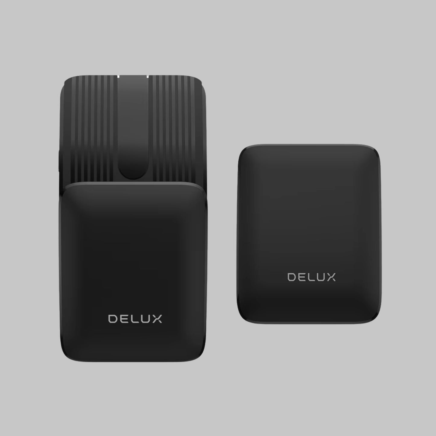 Delux Folding Keyboard Mouse Set Wireless Ultra Slim Portable Silent Kit Multi-Device Support for Windows Android IOS System